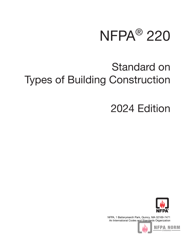 NFPA 220, STANDARD ON TYPES OF BUILDING CONSTRUCTION PDF